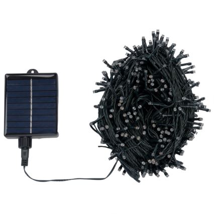 Aigostar - LED zonne-kerstsnoer 500xLED/8 functies 52m IP65 meerkleurig 1200 mAh