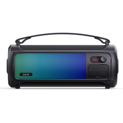 AKAI ABTS-35 - Draadloze speaker met RGB-verlichting 10W/3000 mAh