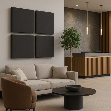 Akoestisch paneel SILENCE 58x58 cm antraciet