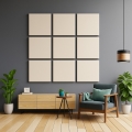Akoestisch paneel SILENCE 58x58 cm crème