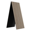 Akoestisch wandpaneel VASALUND 240x52 cm eiken