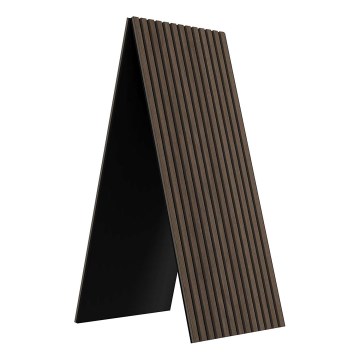 Akoestisch wandpaneel VASALUND 240x52 cm walnoot