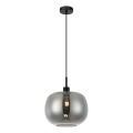 ALAN hanglamp aan snoer 1xE27/40W/230V rookzwart