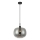 ALAN hanglamp aan snoer 1xE27/40W/230V rookzwart