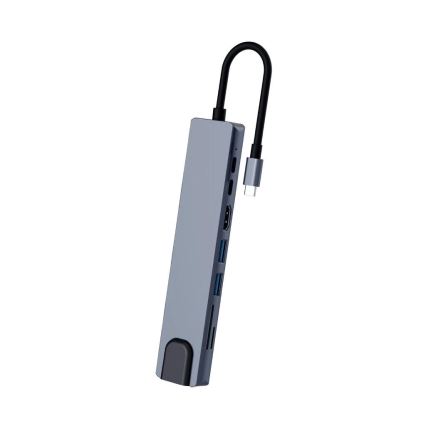 Aligator AHUB001 - USB-C-hub 8-in-1