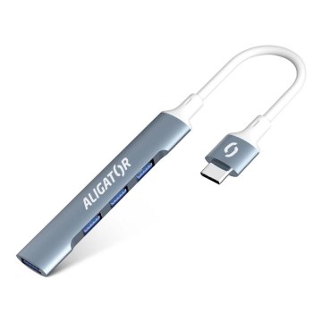 Aligator AHUB002 - USB-C-hub 4-in-1