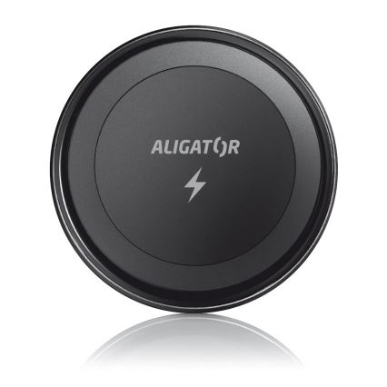 Aligator AMS05BK – Magnetisch Auto Phone Mount met 15W Qi Draadloos Charging, MagSafe-compatible, Black