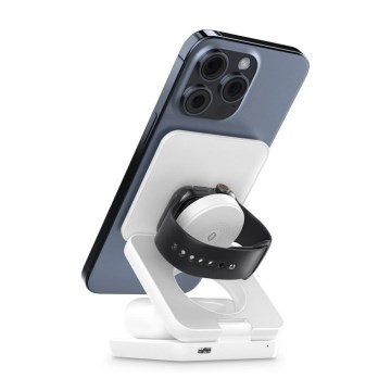 Aligator AMS09WT - 3-in-1 MagSafe Draadloos Charging Station 15W White