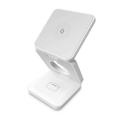 Aligator AMS09WT - 3-in-1 MagSafe Draadloos Charging Station 15W White