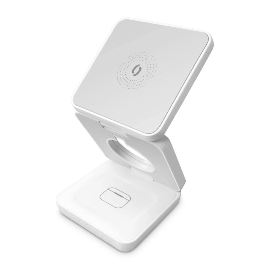 Aligator AMS09WT - Draadloos MagSafe 3-in-1 oplaadstation 15W wit