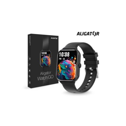 Aligator AW10BK - Smartwatch Watch GO 220 mAh IP67 zwart