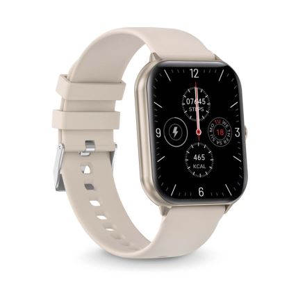 Aligator AW10SR - Smartwatch Watch GO 220 mAh IP67 crème