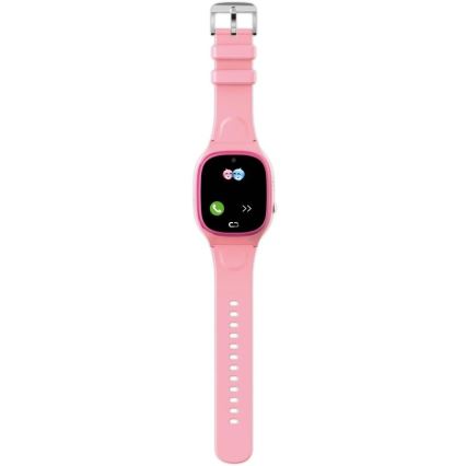 Aligator AW11PK - Smartwatch Watch Junior 2 450 mAh IP67 Wi‑Fi roze