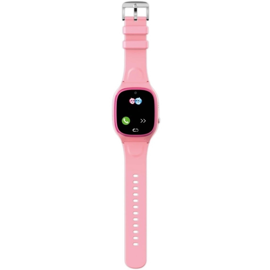 Aligator AW11PK - Smartwatch Watch Junior 2 450 mAh IP67 Wi‑Fi roze