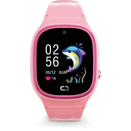 Aligator AW11PK - Smartwatch Watch Junior 2 450 mAh IP67 Wi‑Fi roze
