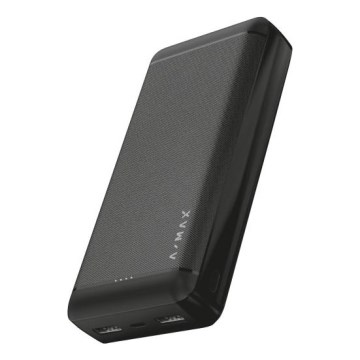Aligator AX0004 - Powerbank A-MAX 20000 mAh 3,7V zwart