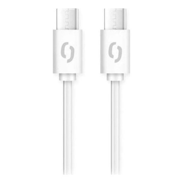 Aligator DATKP47 - USB kabel USB-C / USB-C 100W Power Delivery 1,5m wit