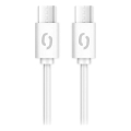 Aligator DATKP55 - USB-C naar USB-C-kabel, 65W Power Delivery, 0,5 m, wit