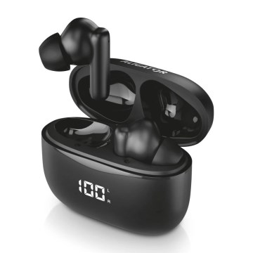 Aligator TWS06 - Pods PRO 3 Draadloos Earbuds, 200 mAh Charging Case + 2x 30 mAh Earbuds, IP30, Black
