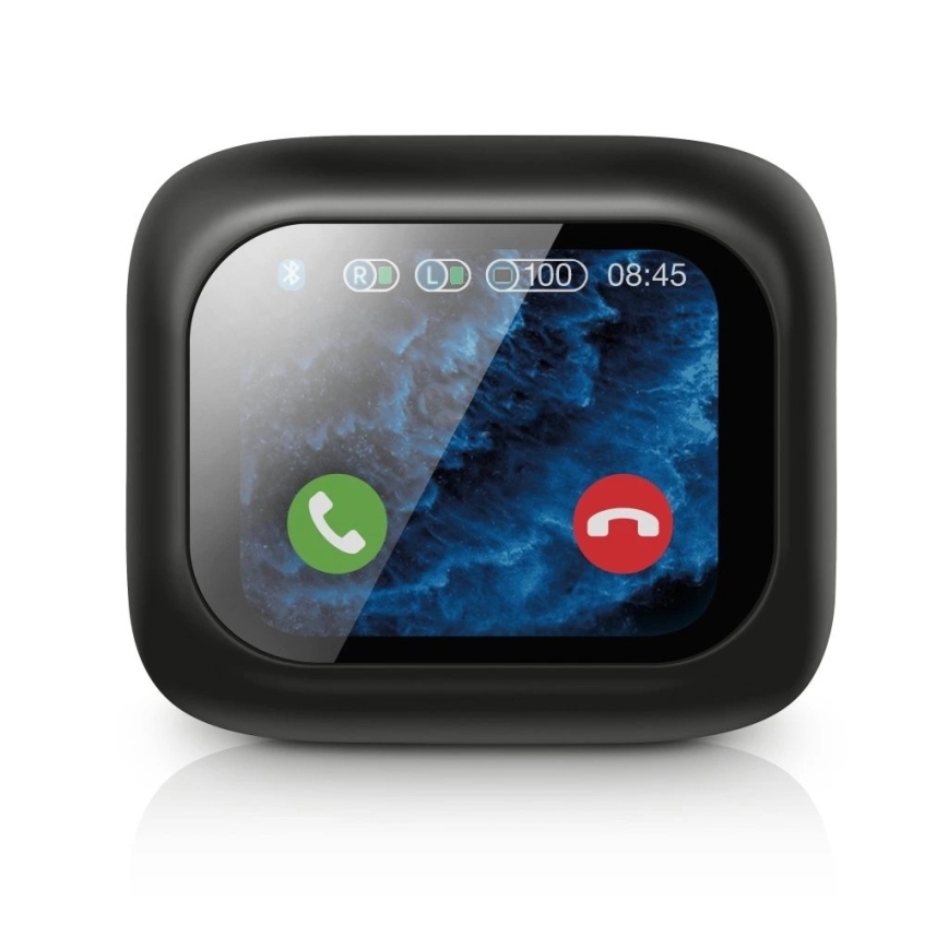 Aligator TWS07 - Draadloos Pods Earbuds met LCD scherm + ANC, 400 mAh + 2x 40 mAh, IP30, Black