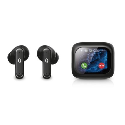 Aligator TWS07 - Draadloos Pods Earbuds met LCD scherm + ANC, 400 mAh + 2x 40 mAh, IP30, Black