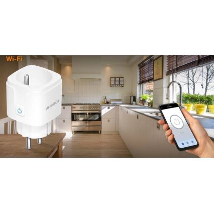 Aligator WAL001 - Slimme stekker 3680W/230V/Type E/16A Wi-Fi Tuya