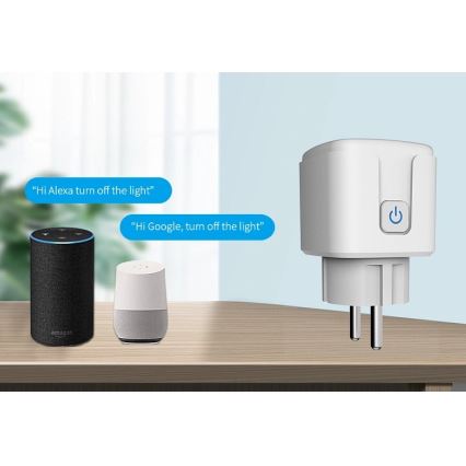 Aligator WAL001 - Slimme stekker 3680W/230V/Type E/16A Wi-Fi Tuya
