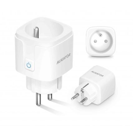 Aligator WAL001 - Slimme stekker 3680W/230V/Type E/16A Wi-Fi Tuya