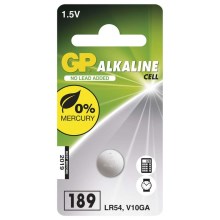 Alkaline knoopcel batterij LR54 GP ALKALINE 1,5V/44 mAh