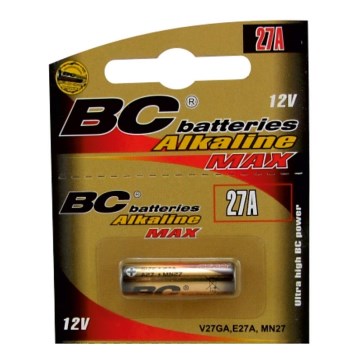 Alkalinebatterij 27A 12V