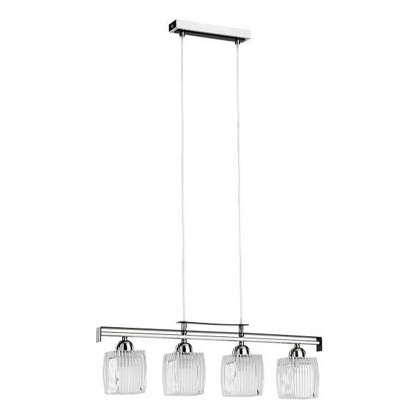 ALMA hanglamp aan kabel 4×E14/10W/230V glanzend chroom