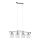 ALMA hanglamp aan kabel 4×E14/10W/230V glanzend chroom
