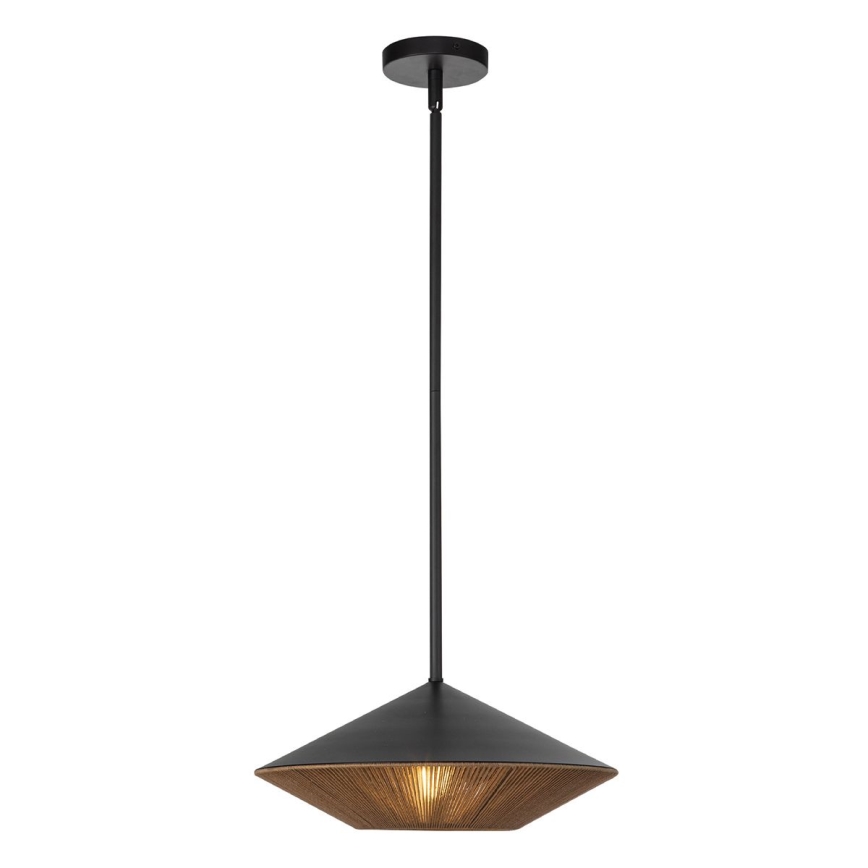 Alora Mood - Hanglamp met vaste pendel DAPHNE 1xE27/60W/230V diameter 38,1 cm zwart