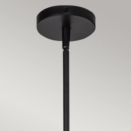 Alora Mood - DAPHNE Rod-mounted pendant lamp, 1x E27/60W/230V, Ø 18.1 cm, Black/Brown