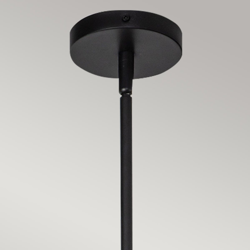 Alora Mood - DAPHNE hanglamp met staaf 1xE27/60W/230V Ø 18,1 cm zwart/bruin