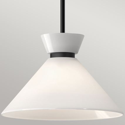 Alora Mood - Hanglamp met stang HALSTON 1xE27/60W/230V zwart