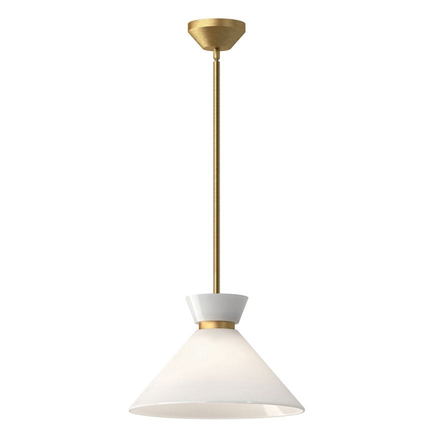 Alora Mood - Hanglamp met stang HALSTON 1xE27/60W/230V goudkleurig