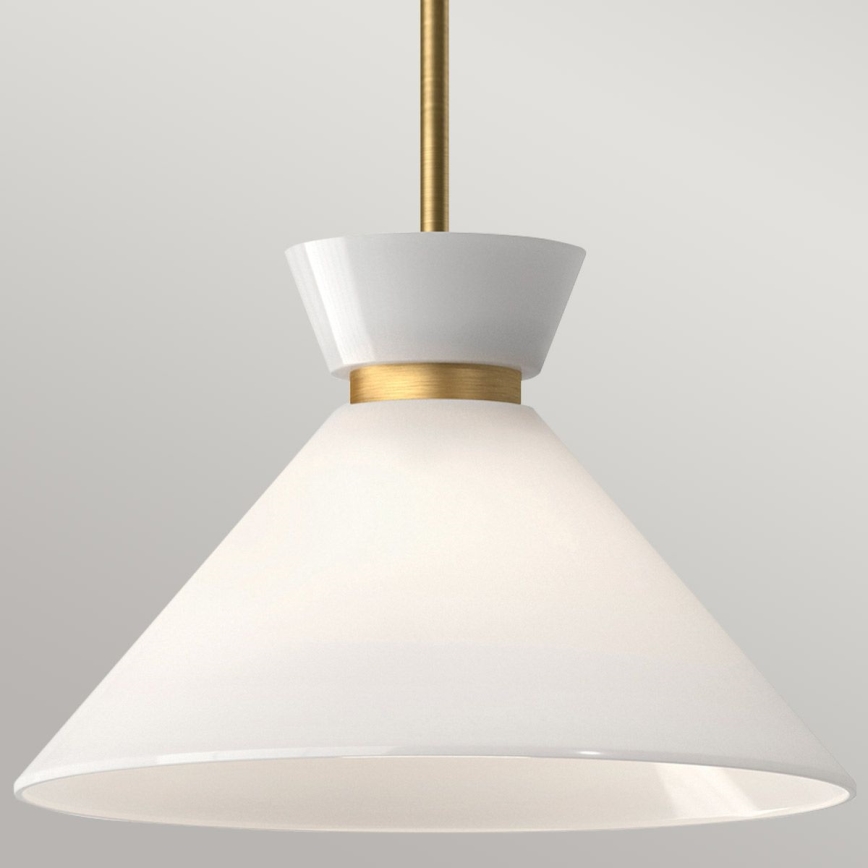 Alora Mood - Hanglamp met stang HALSTON 1xE27/60W/230V goudkleurig