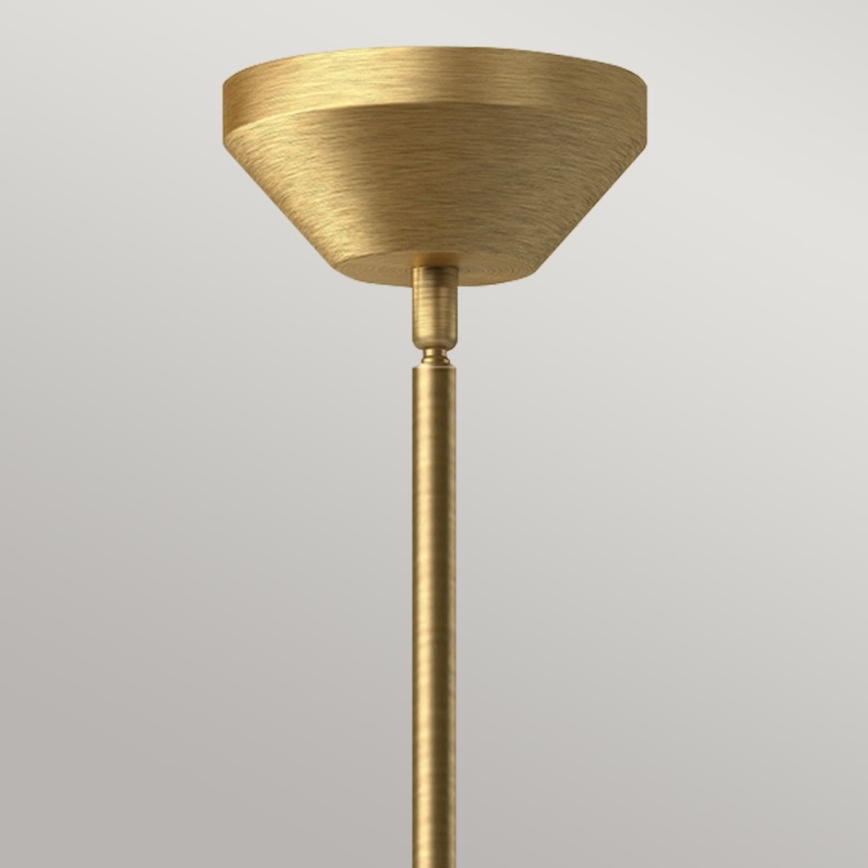 Alora Mood - Hanglamp met stang HALSTON 1xE27/60W/230V goudkleurig