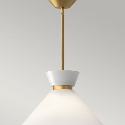 Alora Mood - Hanglamp met stang HALSTON 1xE27/60W/230V goudkleurig