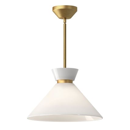 Alora Mood - Hanglamp met stang HALSTON 1xE27/60W/230V goudkleurig