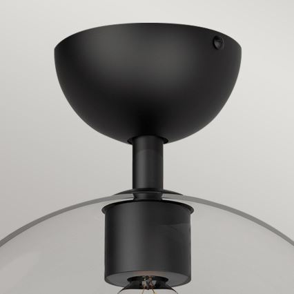 Alora Mood - Plafondlamp JUDE 1xE27/60W/230V Ø 30,5 cm zwart