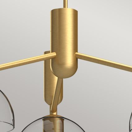 Alora Mood - Hanglamp met vaste pendel JUDE 3xE27/60W/230V diameter 96,8 cm messing