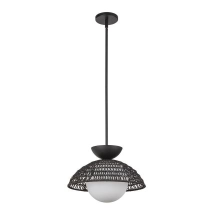 Alora Mood - PERTH rod hanglamp 1xE27/60W/230V Ø 37.5 cm, zwart