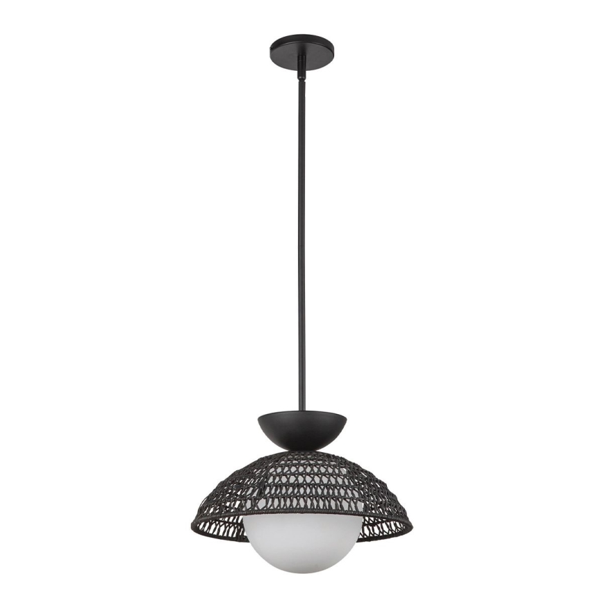 Alora Mood - PERTH rod hanglamp 1xE27/60W/230V Ø 37.5 cm, zwart