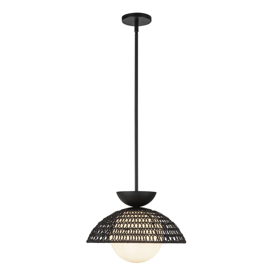 Alora Mood - PERTH rod hanglamp 1xE27/60W/230V Ø 37.5 cm, zwart