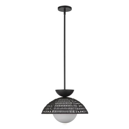 Alora Mood - PERTH rod hanglamp 1xE27/60W/230V Ø 37.5 cm, zwart