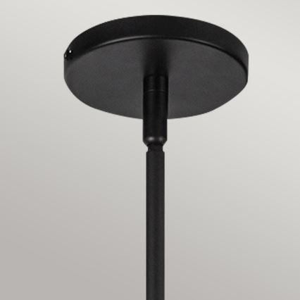 Alora Mood - PERTH rod hanglamp 1xE27/60W/230V Ø 37.5 cm, zwart