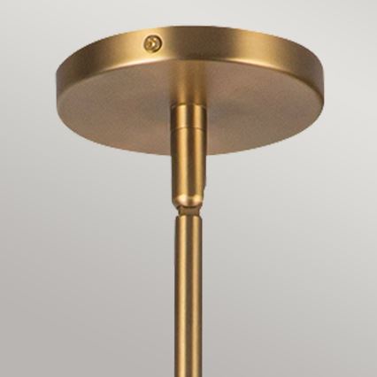 Alora Mood - Hanglamp met stang PERTH 1xE27/60W/230V Ø 37,5 cm goudkleurig