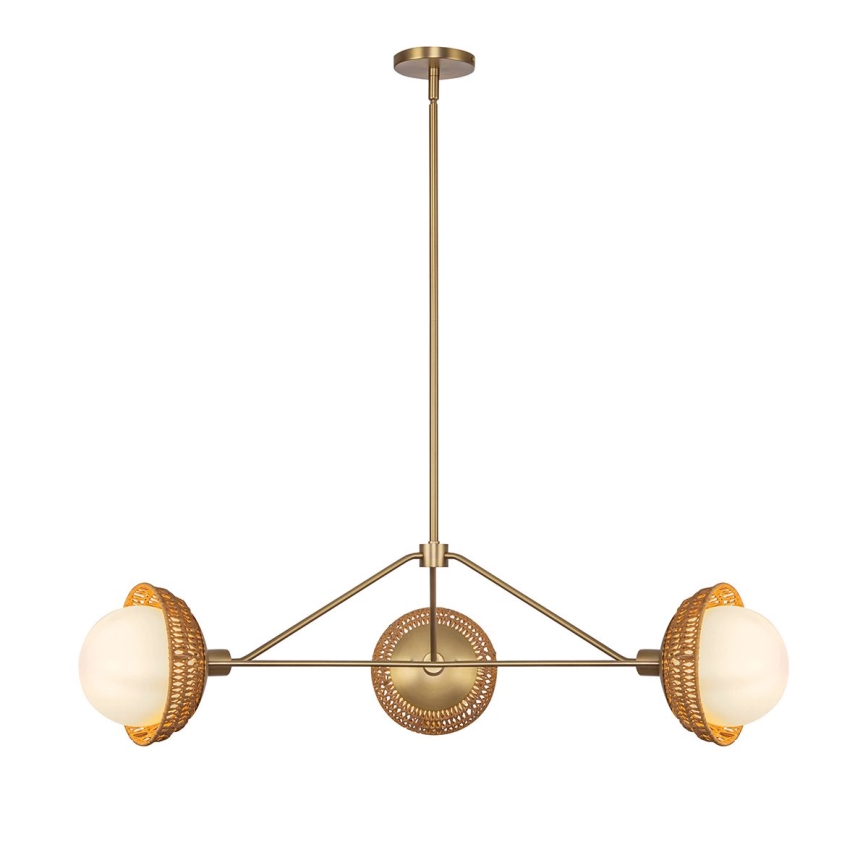 Alora Mood - Rod-mounted Hanglamp PERTH 3xE14/40W/230V goud